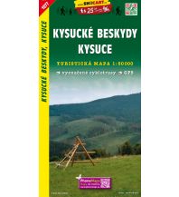 Hiking Maps Slovakia SHOcart Wanderkarte 1077, Kysucké Beskidy, Kysuce 1:50.000 Shocart