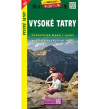 Hiking Maps Slovakia SHOcart Wanderkarte 1097, Vysoké Tatry/Hohe Tatra 1:50.000 Shocart