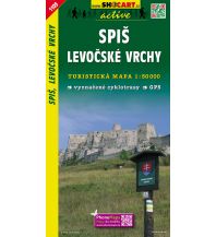 Wanderkarten Slowakei SHOcart Wanderkarte 1109, Špis/Zips, Levočské vrchy 1:50.000 Shocart