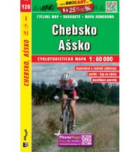 Radkarten SHOcart Cycling Map 120, Chebsko, Ašsko 1:60.000 Shocart