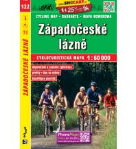 Radkarten SHOcart Cycling Map 122 - Zapadoceske lazne 1:60.000 Shocart