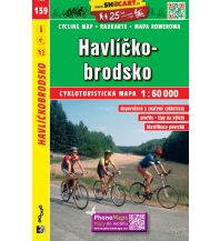 Wanderkarten Tschechien SHOcart Cycling Map 139 Tschechien - Havlickobrodsko 1:60.000 Shocart