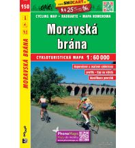 Radkarten Shocart Cycling Map 150 Tschechien - Moravska Brana 1:60.000 Shocart