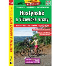 Radkarten SHOcart Cycling Map 152 - Hostynske a Vizovicke vrchy 1:60.000 Shocart