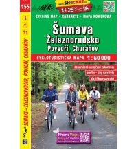 Radkarten SHOcart Cycling Map 155 - Sumava, Zeleznorudsko 1:60.000 Shocart