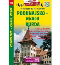 Radkarten SHOcart Tourist Map 228, Podunajsko východ/Ost, Burda 1:100.000 Shocart