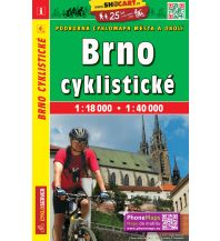 Cycling Maps Radkarte Brno a okolí/Brünn und Umgebung 1:18.000/1:40.000 Shocart