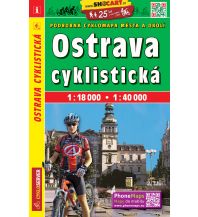 Cycling Maps Radkarte Ostrava a okolí/Ostrau und Umgebung 1:18.000/1:40.000 Shocart