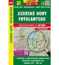 Hiking Maps Czech Republic SHOCart WK 402 Tschechien - Jizerske hory, Frydlantsko 1:40.000 Shocart