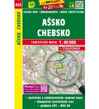 Wanderkarten Tschechien SHOcart 405, Assko, Chebsko 1:40.000 Shocart