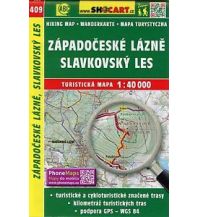 Hiking Maps Czech Republic SHOcart-Wanderkarte 409, Západočeské lázně 1:40.000 Shocart