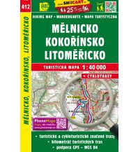 Wanderkarten Melnicko, Kokorinsko, Litomericko 1:40.000 Shocart