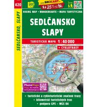 Wanderkarten Sedlcansko, Slapy 1:40.000 Shocart