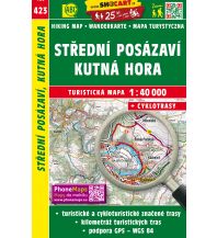 Hiking Maps Czech Republic SHOCart WK 423 Tschechien - Stredni Posazavi, Kutna Hora 1:40.000 Shocart
