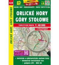Wanderkarten Tschechien SHOCart WK 428 Tschechien - Orlicke Hory, Gory Stolowe 1:40.000 Shocart