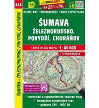 Wanderkarten Tschechien SHOcart 434, Sumava Zeleznorudsko Povydri 1:40.000 Shocart