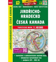 Wanderkarten Tschechien SHOCart WK 445 Tschechien - Jindrichohradecko, Ceska Kanada 1:40.000 Shocart