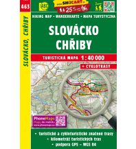 Wanderkarten Slovacko Chriby 1:40.000 Shocart