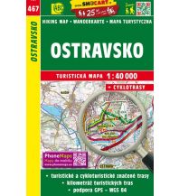 Wanderkarten Ostravsko 1:40.000 Shocart