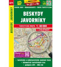 Wanderkarten Beskydy, Javorniky 1:40.000 Shocart