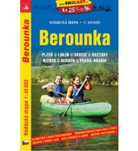 Kanusport SHOcart Wassersportkarte Berounka/Beraun 1:50.000 Shocart