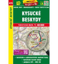 Hiking Maps Slovakia SHOcart Wanderkarte 479, Kysucké Beskidy 1:40.000 Shocart