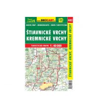 Wanderkarten Slowakei SHOcart WK 482, Stiavnicke vrchy, Kremnicke vrchy 1:40.000 Shocart