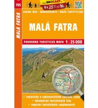 Hiking Maps Slovakia SHOcart-Wanderkarte 705, Malá Fatra/Kleine Fatra 1:25.000 Shocart