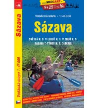 Canoeing SHOcart Wassersportkarte Sázava/Sasau 1:50.000 Shocart