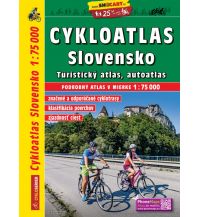 Cycling Maps SHOcart Cyckloatlas/Radatlas Slovensko/Slowakei 1:75.000 Shocart