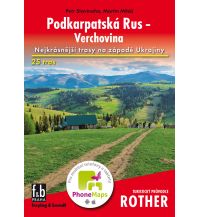Hiking Guides Rother Turistický průvodce Podkarpatská Rus (Karpato-Ukraine) freytag & berndt Praha