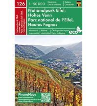 Hiking Maps Germany PhoneMaps Wander- und Radkarte 126, Nationalpark Eifel, Hohes Venn 1:50.000 PHONEMAPS