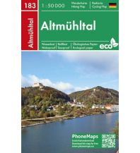 Hiking Maps Bavaria PhoneMaps Wander- und Radkarte 183, Altmühltal 1:50.000 PHONEMAPS