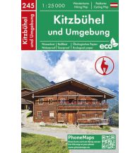 Wanderkarten Tirol PhoneMaps Wander- & Radkarte 245, Kitzbühel und Umgebung 1:25.000 PHONEMAPS