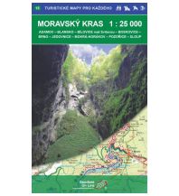 Wanderkarten Tschechien Geodezie WK 15 Tschechien - Moravsky kras / Mährischer Karst 1:25.000 Geodézie