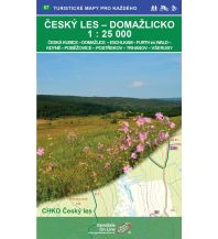 Wanderkarten Sachsen Geodézie-Karte 57, Český les - Domažlicko 1:25.000 Geodézie