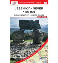 Wanderkarten Tschechien Jeseníky / Altvatergebirge sever 1:25.000 Geodézie