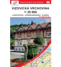 Stadtpläne Geodézie-Karte 107, Vizovická vrchovina 1:25.000 Geodézie