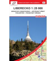 Hiking Maps Czech Republic Geodézie-Karte 48, Liberecko/Reichenberg 1:25.000 Geodézie