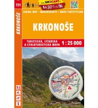 Wanderkarten Slowakei SHOcart Wanderkarte 721, Krkonoše/Riesengebirge 1:25.000 Shocart