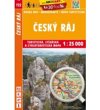 Hiking Maps Czech Republic SHOcart Wanderkarte 722, Český ráj/Böhmisches Paradies 1:25.000 Shocart