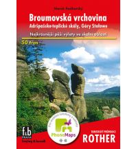 Hiking Guides Rother Turistický průvodce Broumovská vrchovina/Braunauer Ländchen freytag & berndt Praha