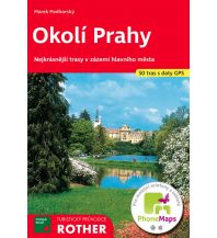 Hiking Guides Rother Turistický průvodce Okolí Prahy freytag & berndt Praha