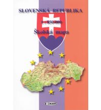 Outdoor Kinderbücher Slovenská republika - školská mapa 1:850.000 DobroMapa-TatraPlan