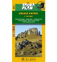 Hiking Maps Slovakia TatraPlan Wanderkarte 5011, Velká Fatra/Große Fatra 1:50.000 DobroMapa-TatraPlan