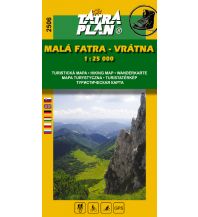 Hiking Maps Slovakia TatraPlan Wanderkarte 2506, Malá Fatra, Vrátna 1:25.000 DobroMapa-TatraPlan
