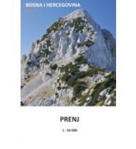 Wanderkarten Balkan Kleslo-Wanderkarte Prenj (BiH) 1:50.000 Eigenverlag Michal Kleslo