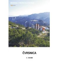 Hiking Maps Balkans Kleslo-Wanderkarte Čvrsnica (BiH) 1:50.000 Eigenverlag Michal Kleslo