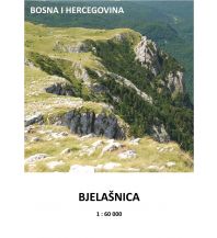 Hiking Maps Balkans Kleslo-Wanderkarte Bjelašnica (BiH) 1:60.000 Eigenverlag Michal Kleslo