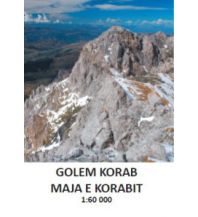 Hiking Maps North Macedonia Kleslo-Wanderkarte Golem Korab/Maja e Korabit 1:60.000 Eigenverlag Michal Kleslo